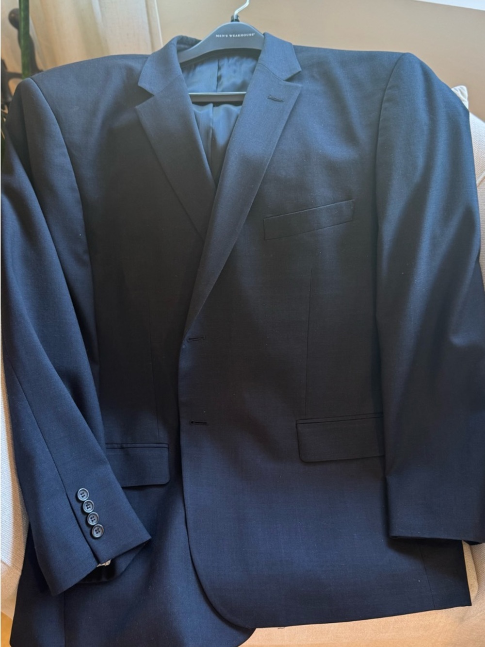 Pronto Uomo Dark Navy Two-Button Suit Jacket